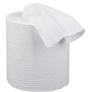 image of 5 Star Facilities Centrefeed Tissue Refill for Mini Dispenser Single Ply L120m x W197mm White Pack of 12