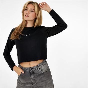 image of Jack Wills Long Sleeve Top - Black