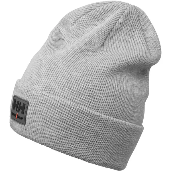 image of Helly Hansen Mens Kensington Warm Beanie One Size GREY MELANGE HH016-GRYMEL-ONE