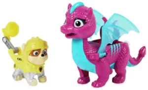 Image of PAW Patrol Rescue Knights Rubble and Dragon Blizzie Set
