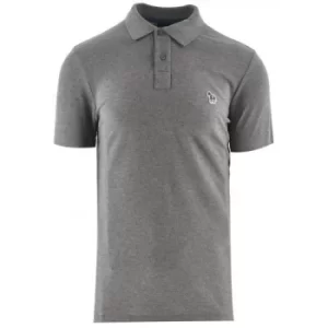 image of Paul Smith Grey Regular Short Sleeve Polo Shirt