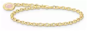 Image of Thomas Sabo X2088-427-39-L13 Charm Bracelet With Pink Cold Jewellery