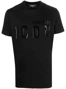 Image of DSQUARED2 Logo-print T-Shirt Black