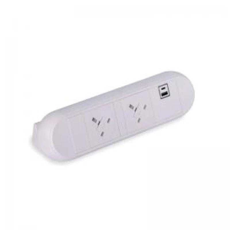 Image of On Desk Power Module 2xUK Socket 1xUSB A+C PD/QC Charger White 20000015