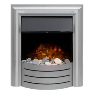 Image of Adam 2kW Lynx 3-in-1 Electric Fire In Silver