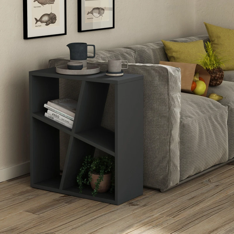 Image of GFW Birtley Shelving Unit in Black Unisex