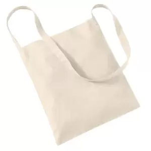 Image of Westford Mill Sling Tote Bag - 8 Litres (Pack of 2) (One Size) (Natural)