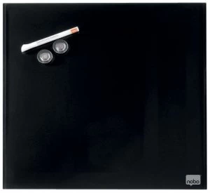Image of Nobo Diamond Drywipe Board Magnetic 300x300mm Black