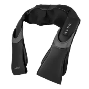 Image of Carmen Massage Shiatsu Back Neck and Shoulder Massager with Heat Black