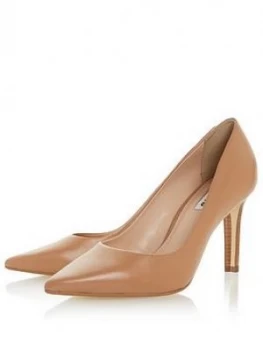 image of Dune London Dune London Adella Stacked Heel Pointed Court