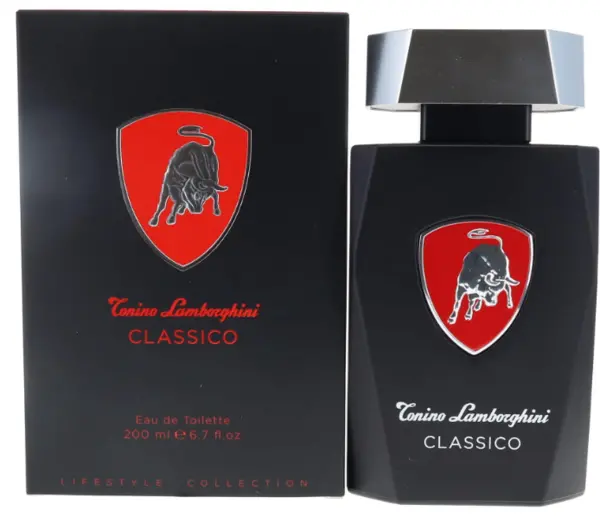 image of Lamborghini Classico Eau de Toilette For Him 200ml