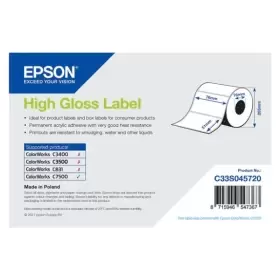 Epson (C33S045720) Original White High Gloss Label 76mm x 51mm (2310 Labels)