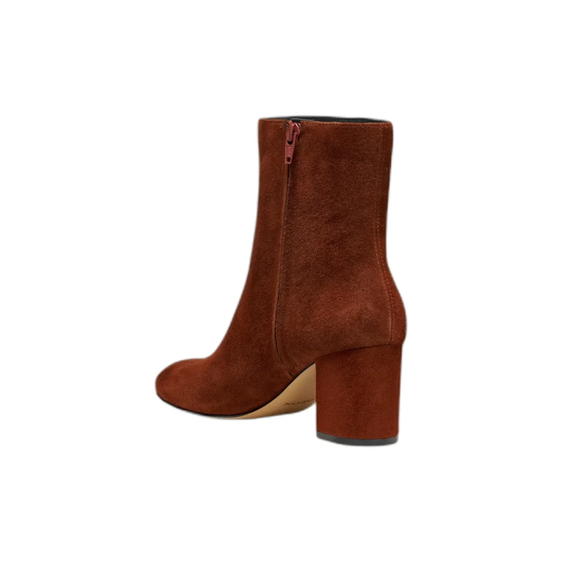 Image of Geox Womens suede ankle boots Geox Virnilisa 65 Marron Female 39,5