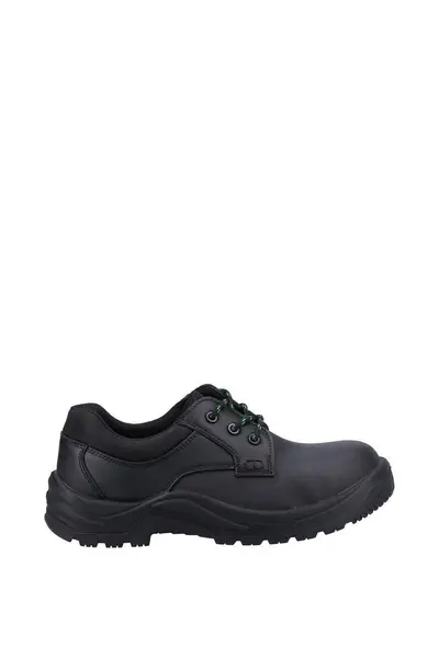 Image of Amblers Safety Mens 504 Oil Resistant Leather Safety Shoes UK Size 14 (EU 49) Black AMB359-BLACK-14
