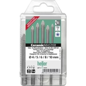 Image of Heller QuickBit CeramicMaster 24942 Tile and glass drill bit set 5 Piece 1/4 (6.3 mm) 1 Set