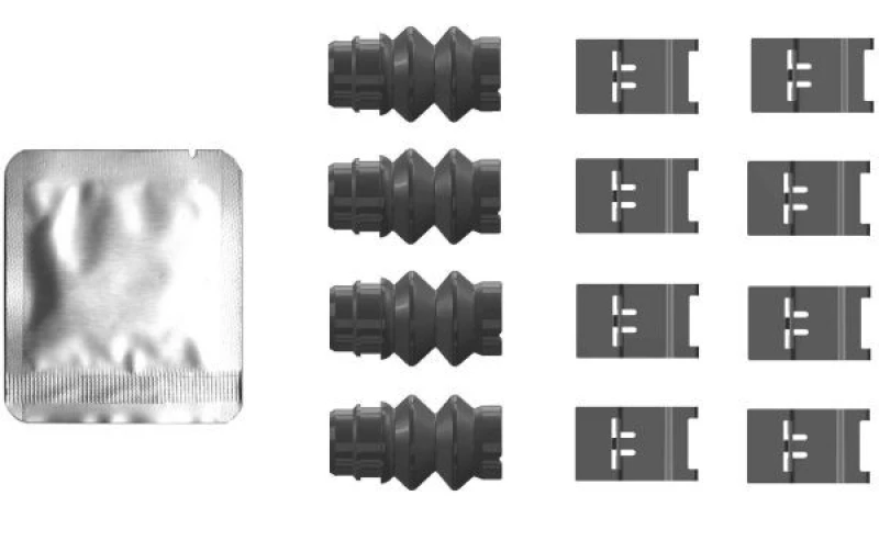 Image of Brake pad fitting kit TEXTAR 82553100