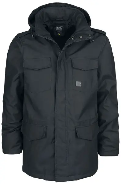 Image of Vintage Industries Darren Parka Winter Jacket Black XL Men