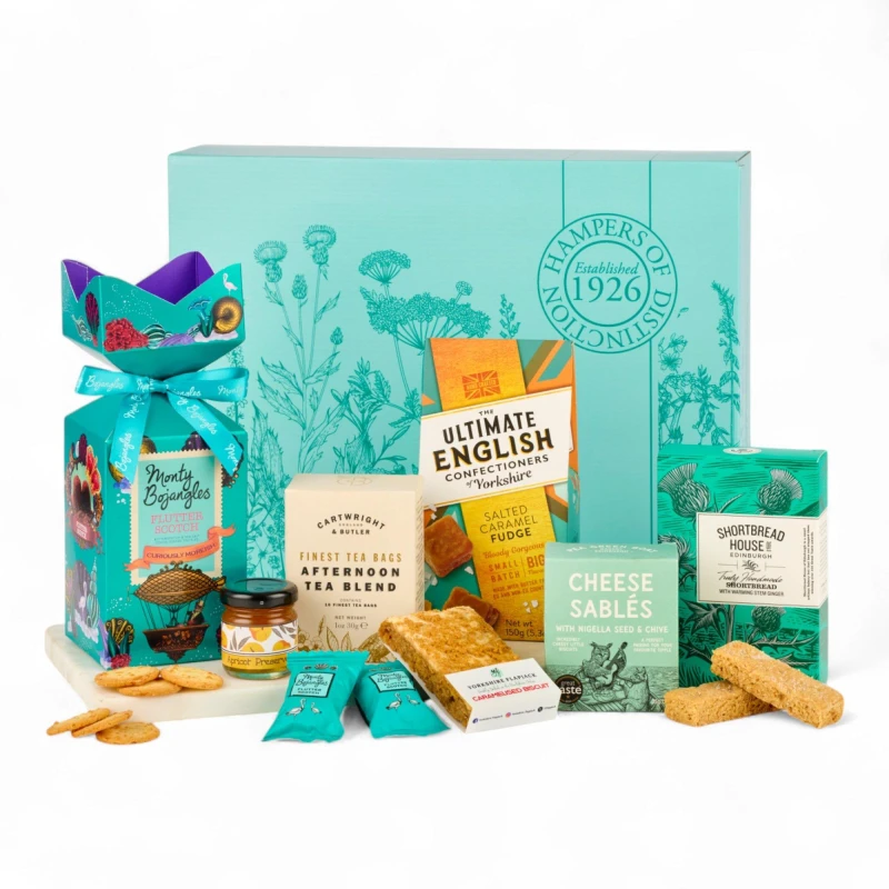 Image of Hampers of Distinction Tea & Treats, Green H25112