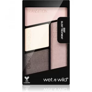 image of Wet n Wild Color Icon Eyeshadow Quad Eyeshadow Palette Shade Silent Treatment 4.5 g