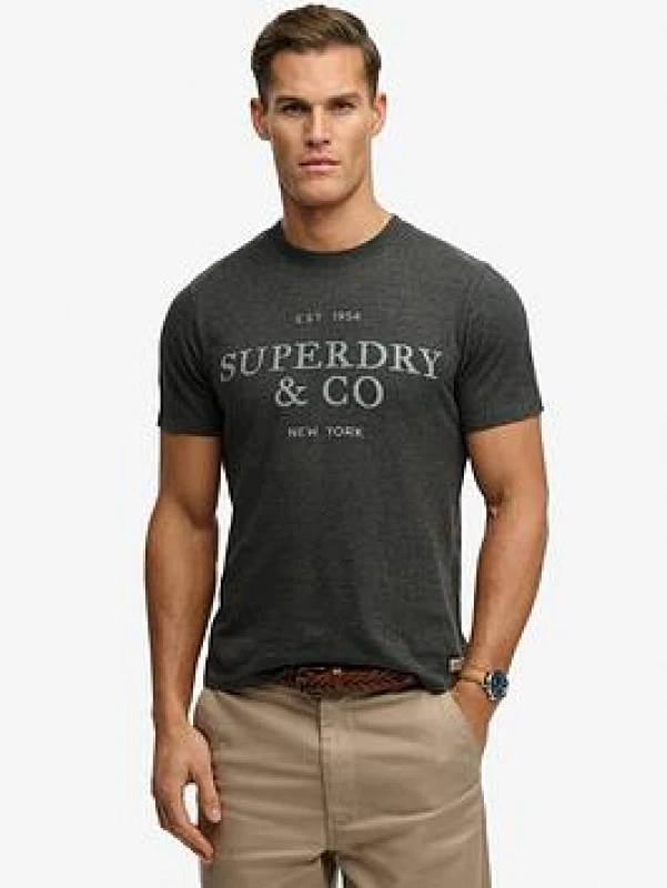 Image of Superdry T-Shirt Superdry 1954 Company Relaxed Marron Male S