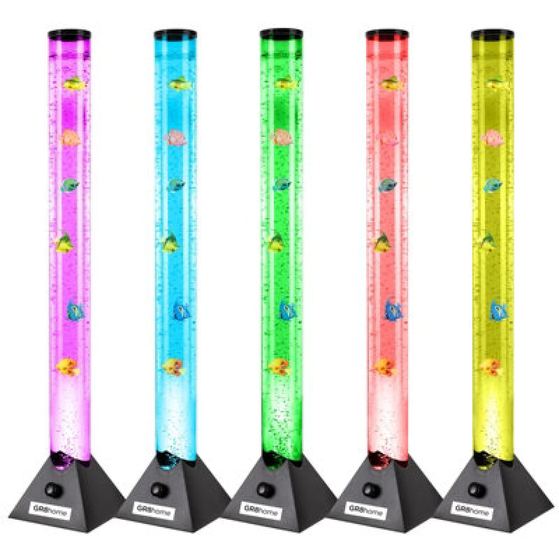Image of Gr8 Home 90Cm Fish Lamp Bubble Light Colour Changing LED Water Aquarium Tropical Fish