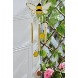 image of Bee and Honeycomb Wind Chime