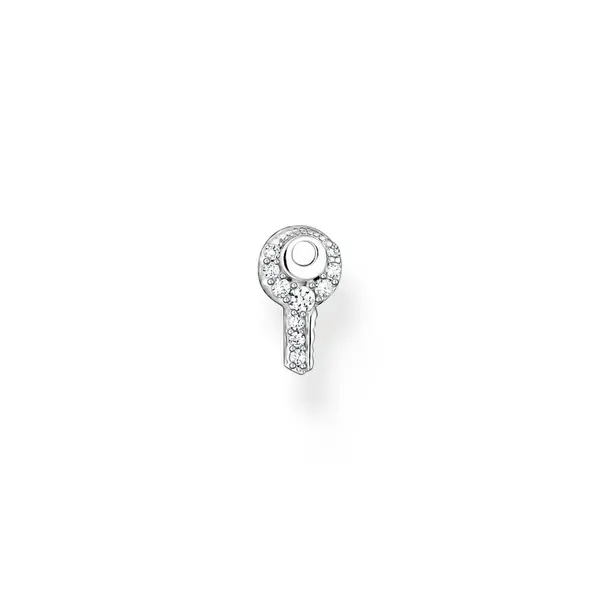 Thomas Sabo Charm Club Charming Sterling Silver White Key Single Ear S