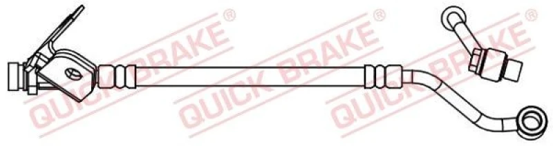 Image of QUICK BRAKE Brake hose QUICK BRAKE 58.014X