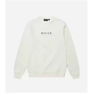 Image of Nicce Centre Logo Sweatshirt - Cream