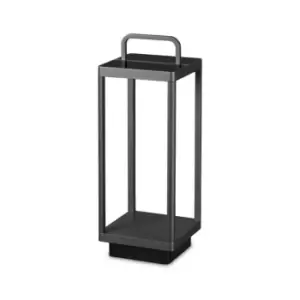 image of Ideal Lux LED Outdoor Portable Lamp Anthracite IP54, 3000K