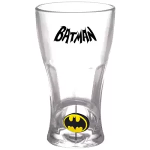 Image of DC Comics DC Universe Soda Glass Batman 3D Rotating Logo