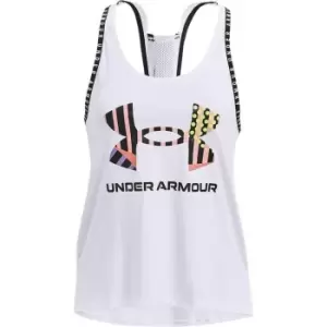 Image of Under Armour Geo Knockout Vest Womens - White