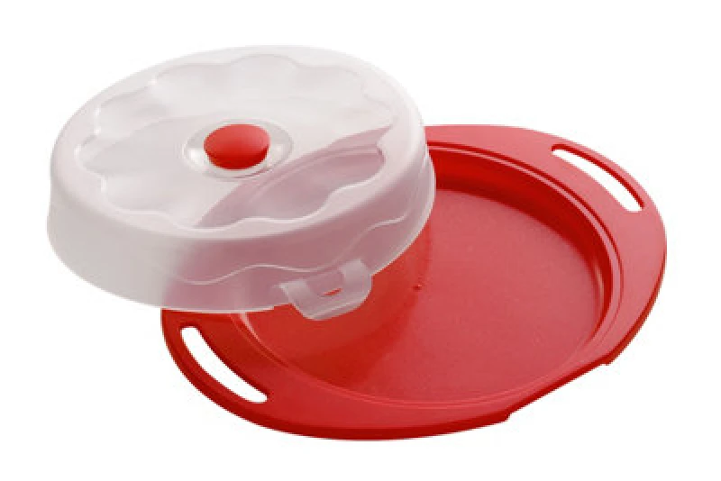 Image of Premier Housewares Cake Storage Box And Carrier With Handles Red