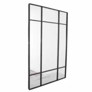 Image of Native Home & Lifestyle Modern Pane Mirror - Black