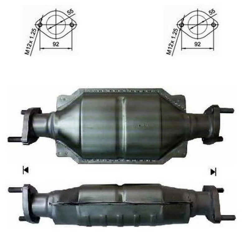Image of Catalytic converter VEGAZ HUK-981