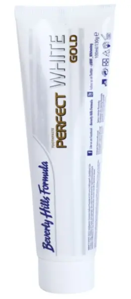 image of Beverly Hills Formula Perfect White Gold Toothpaste 100ml