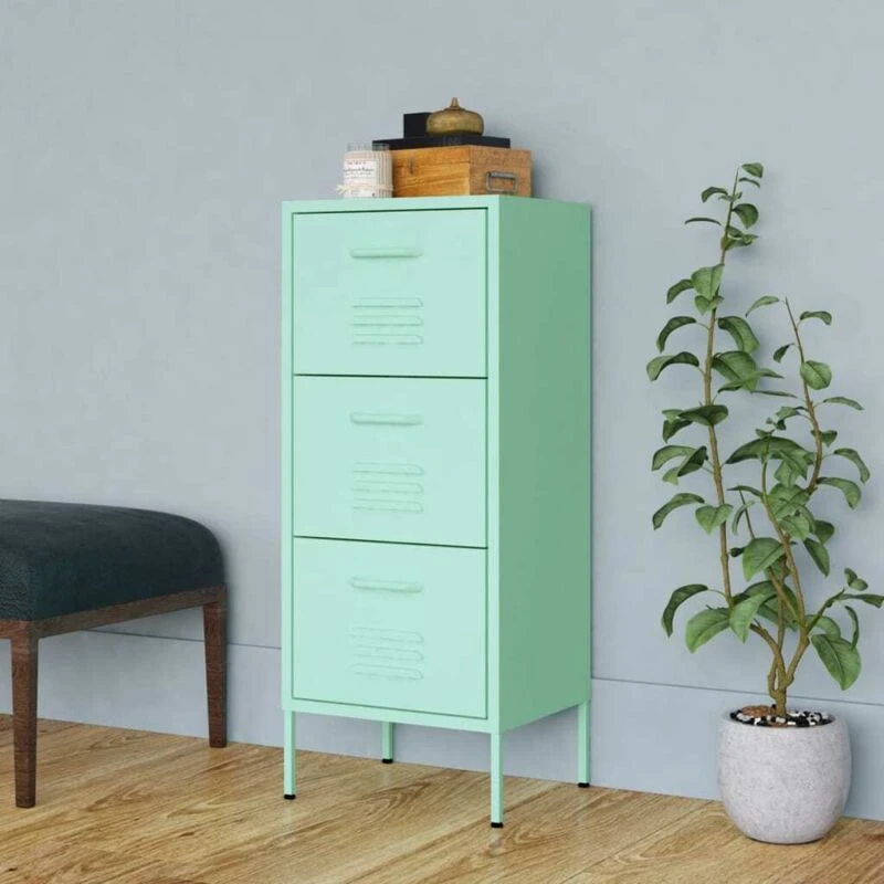 Image of VIDAXL Storage Cabinet Mint 42.5x35x101.5cm Steel Vidaxl 8720286564974