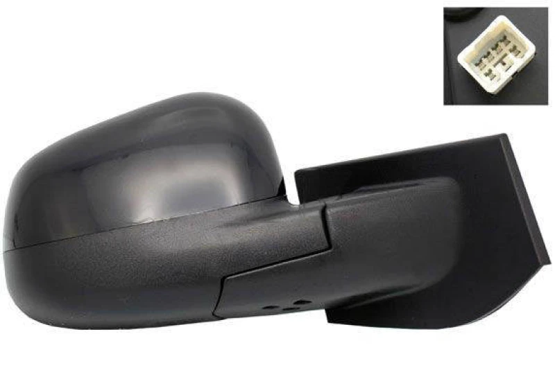 Image of ALKAR 6128456 Wing mirror Right, Glossy, Electric, Convex, primed Outside Mirror (50)