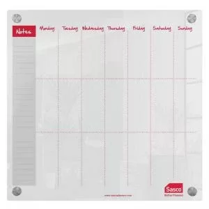 Image of Weekplanner Acrylic 450X450Mm Mounted