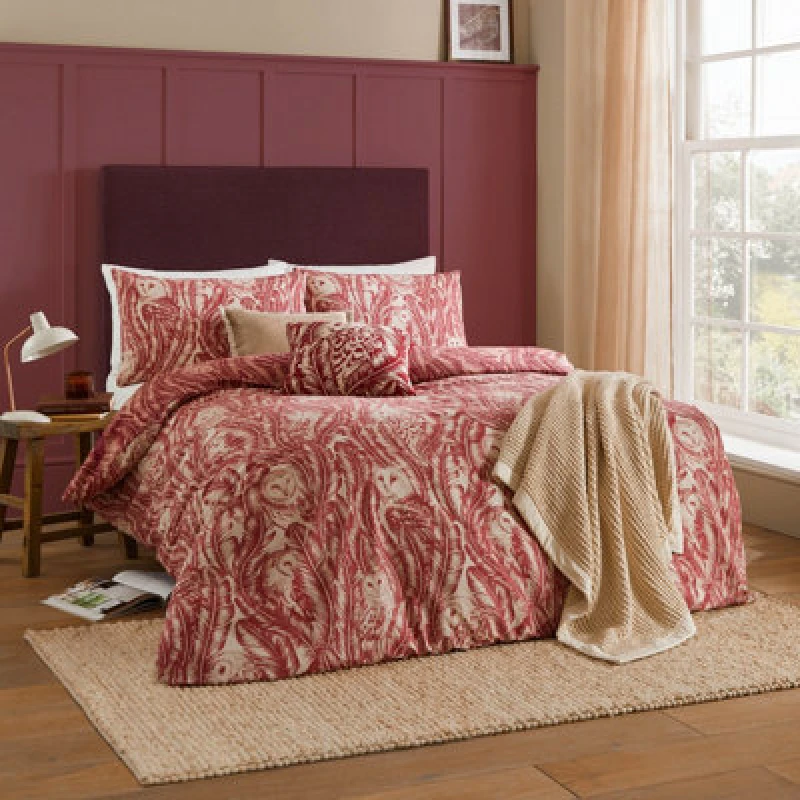 Image of Albus Heritage Duvet Cover Set Redwood, Redwood / Double