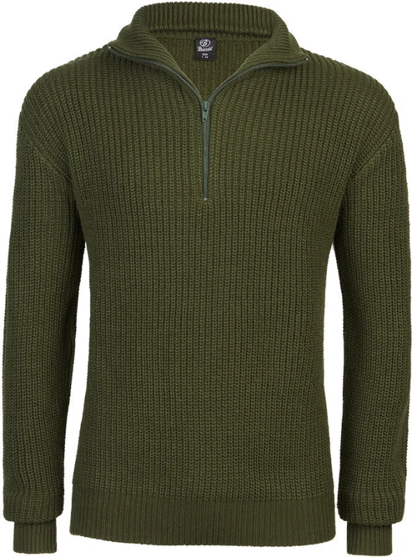 Image of Brandit Marine Troyer Knit jumper olive 4XL Men