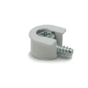 Image of Knock Down Cam Lock - Flat Pack Furniture Fitting - Colour Grey - Pack of 20