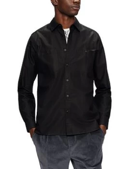 Image of Ted Baker Work Wear Over Shirt - Black, Size 3, Men