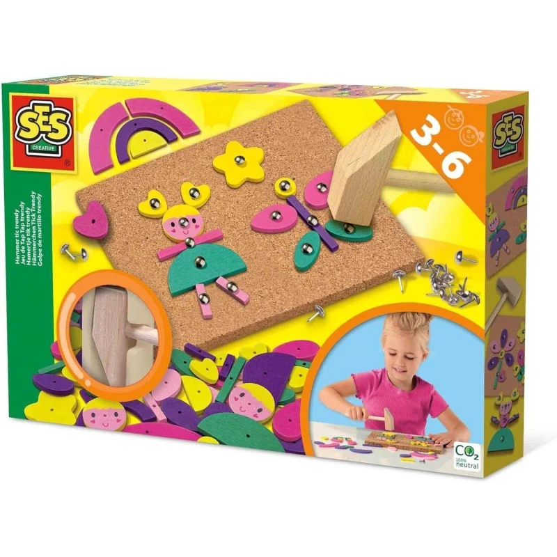 Image of SES Creative Hammer Tic Trendy, 3 to 6 Years (00927) Multi
