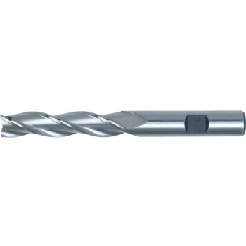 image of 3.00MM HSS-Co 8% 3 Flute Weldon Shank Long Series Slot Drills - Uncoat - Swisstech