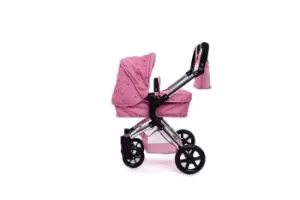Image of Roma Darcie Single Dolls Pram - Pink