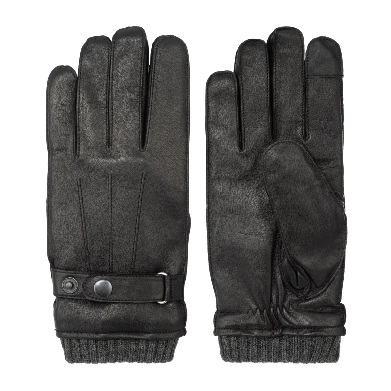 Image of Firetrap Leather Strap Glove Sn54 - Black S