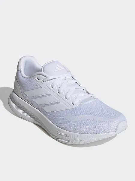 Image of adidas Runfalcon Trainers Mens Entry Running Shoes 6 (39.3) White 13051101260