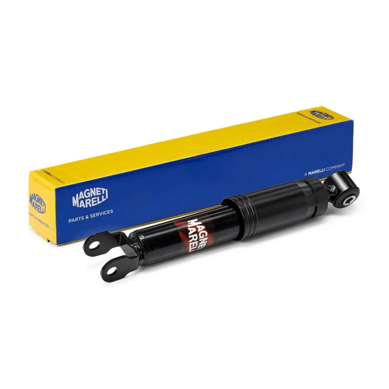 Image of MAGNETI MARELLI 355791070000 Shock absorber Rear Axle, Gas Pressure, Monotube, Damper Module, Bottom Fork Shock Absorber (854)