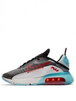 Image of Nike W Nike Air Max 2090, Black/Red/Blue, Size 7, Women